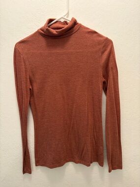 A New Day Burnt Orange/Red Turtle Neck